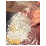 Large Assortment of Themed Gold Tone Metal Charms in Bags