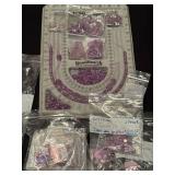 Collection of Assorted Amethyst and Pink Amethyst Gemstone Beads