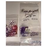 Collection of Assorted Amethyst and Pink Amethyst Gemstone Beads