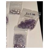 Collection of Assorted Amethyst and Pink Amethyst Gemstone Beads