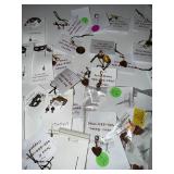 Large Assortment of Handmade Pendants and Zipper Pull Charms