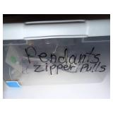 Large Assortment of Handmade Pendants and Zipper Pull Charms