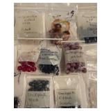 Large Collection of Semi-Precious Gemstone Beads and Loose Stones
