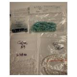 Large Collection of Semi-Precious Gemstone Beads and Loose Stones