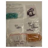 Large Collection of Semi-Precious Gemstone Beads and Loose Stones