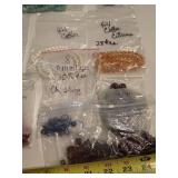 Large Collection of Semi-Precious Gemstone Beads and Loose Stones
