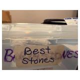 Large Collection of Semi-Precious Gemstone Beads and Loose Stones