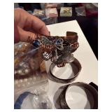 Collection of Mixed Media Artisan Jewelry and Tucson Class Project Pieces