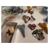 Collection of Mixed Media Artisan Jewelry and Tucson Class Project Pieces
