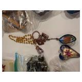 Collection of Mixed Media Artisan Jewelry and Tucson Class Project Pieces