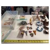 Collection of Mixed Media Artisan Jewelry and Tucson Class Project Pieces