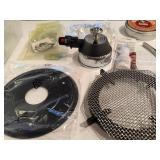 Artisan Enameling and Soldering Tool Lot with Torch, Mesh Screen, and Accessories