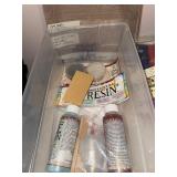 Mixed Media Jewelry and Crafting Lot with ICE Resin, Art Supplies and Tools