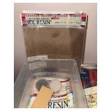 Mixed Media Jewelry and Crafting Lot with ICE Resin, Art Supplies and Tools