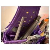 Lot of Beading and Jewelry Making Tools in Organizer Bags