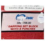 Jewelry Tumbler, Dapping Set Block with 8 Punches, and Accessories