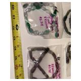 Collection of Jasper and Sandstone Bead Bracelets and Loose Beads