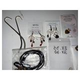 Collection of Artisan Earrings, Necklaces, and Jewelry Pieces