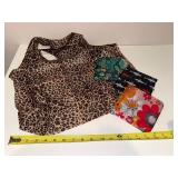 Set of 4 Reusable Foldable Shopping Bags Assorted Patterns