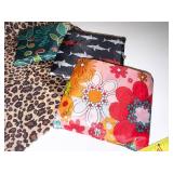 Set of 4 Reusable Foldable Shopping Bags Assorted Patterns