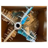 White Rotating Jewelry Display Rack - Handmade Minnesota Pins