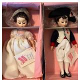 Madame Alexander Portraits of History Dolls Napoleon and Josephine in Boxes