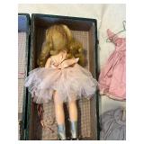 Vintage Shirley Temple Doll with Trunk, Multiple Outfits and Accessories