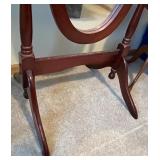 Vintage Wooden Cheval Floor Mirror, 60 Inch