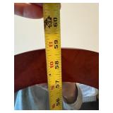 Vintage Wooden Cheval Floor Mirror, 60 Inch