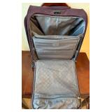 Samsonite Purple Rolling Carry-On Luggage with USB Ports