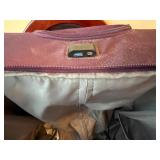 Samsonite Purple Rolling Carry-On Luggage with USB Ports