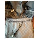 Samsonite Purple Rolling Carry-On Luggage with USB Ports