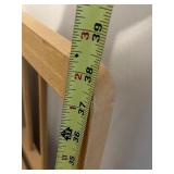 Folding 3-Tier Wooden Corner Shelf Unit