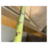 Folding 3-Tier Wooden Corner Shelf Unit