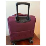 Verage Burgundy Rolling Carry-On Suitcase with USB Port