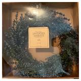 Home Decor Collection with Lavender Wreath, Wind Chime, Glass Set, and Accessories