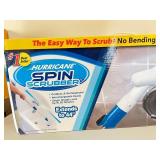 Hurricane Spin Scrubber Cordless Cleaning Tool with Accessories New in box