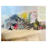 Large Lot of Office Supplies Including Organizers, Pens, Crayons, Binder Clips and Accessories