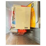 Large Office Supplies Bundle with Paper, Folders, and Faux Plants