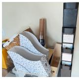 Office Organization Bundle with Storage Baskets, File Holders, and Trays