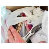 Collection of Holiday and Specialty Fabric Remnants Assorted Patterns and Finishes