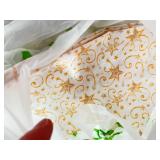 Collection of Holiday and Specialty Fabric Remnants Assorted Patterns and Finishes