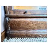 Antique Fred Macey 4-Sectional Oak Barrister Bookcase
