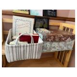 Set of Journals, Notecards, Organizers, and Decorative Storage Boxes