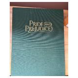 Collection of 6 Hardcover Books Including National Geographic Atlases, Impressionists, Pride and Prejudice
