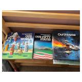 Collection of 6 Hardcover Books Including National Geographic Atlases, Impressionists, Pride and Prejudice