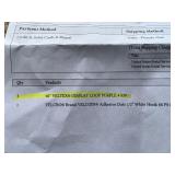 Assorted Fabric and Material Rolls Including Vinyl, Velvetex, and Wrapping Paper