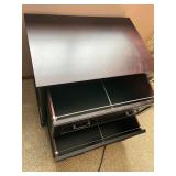 Kathy Ireland Home Martin 2-Drawer File Cabinet, Dark Wood Finish