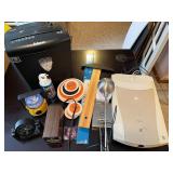 Office Electronics and Supplies Bundle with Shredder, Canon Scanner, and Desk Accessories