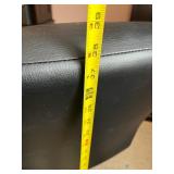 Office Chair with Armrests and Two Waste Baskets